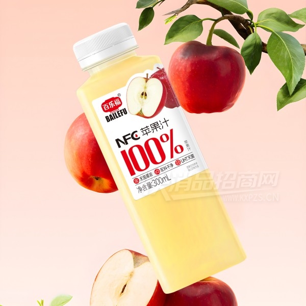 ���ָ�100%NFCƻ��֭300ml����
