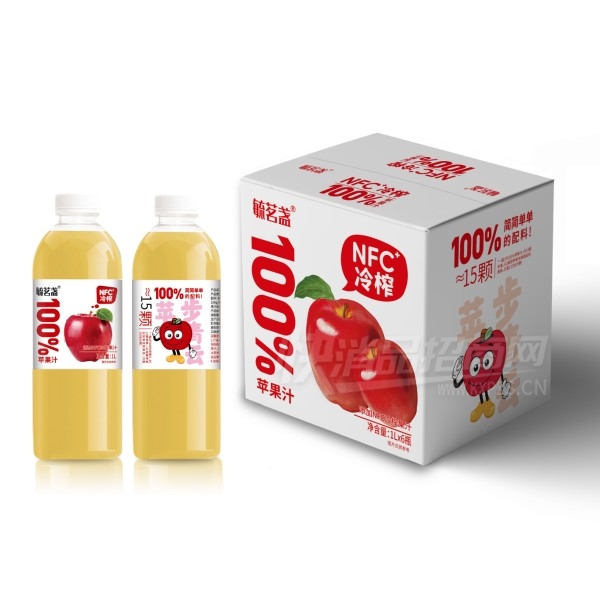 ع��յNFC��֭100%ƻ��֭1LX6ƿ