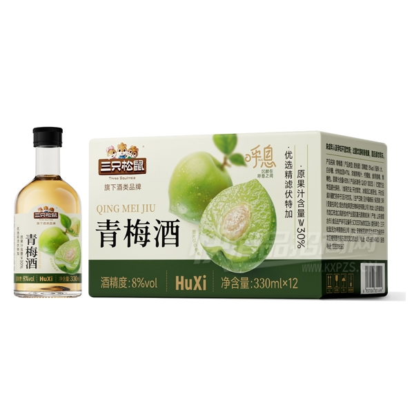 ��ֻ������÷�ƹ��Ӿ�Ԥ�ƾƷ��ؼ�330ml��12