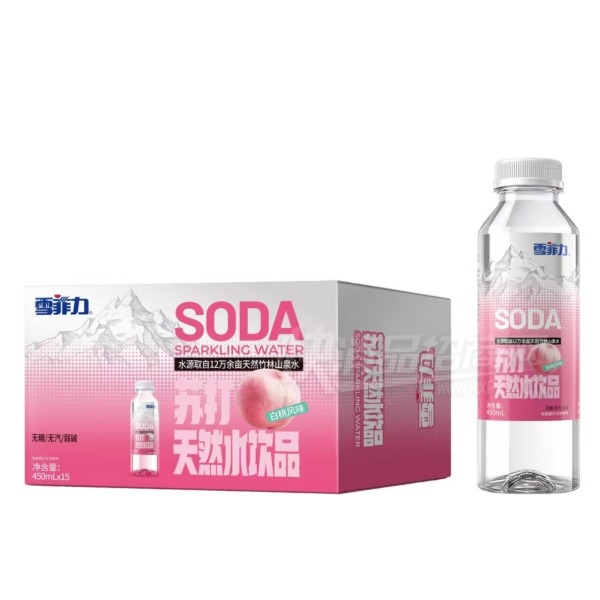 ѩ�����մ���Ȼˮ�մ�ˮ����ˮ����ζ450ml��15ƿ