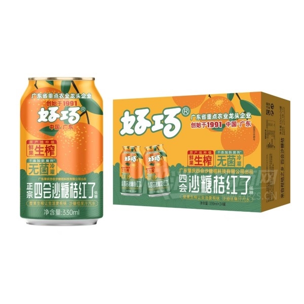 ���������Ļ�ɳ�ǽۺ��˹�֭��ˮ330ml��24