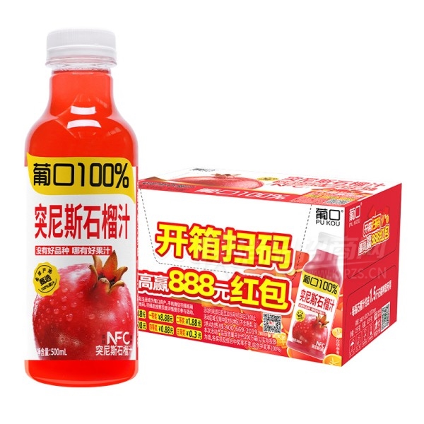 �Ͽ�100%��֭ͻ��˹ʯ��֭500ml��װ