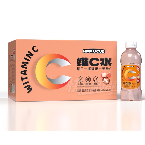 HPP-UCUEάCˮά���ع�֭������֦����ζ600ml��15ƿ