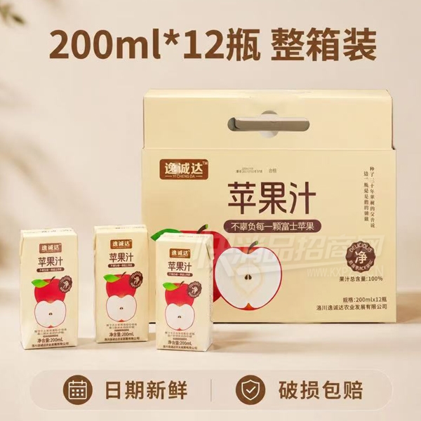 �ݳϴ�ƻ��֭����200ml��12
