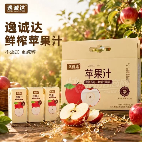 �ݳϴ�ƻ��֭����200ml��12���װ