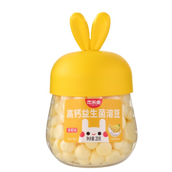 杰米兔高钙烤奶皮香蕉味60克 杰米兔高钙烤奶皮香蕉味60克