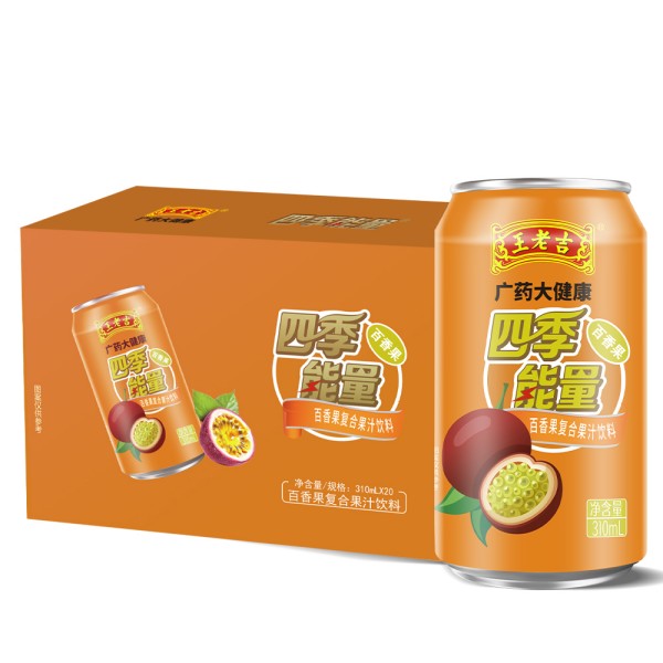 王老吉四季能量百香果复合果汁 王老吉四季能量百香果复合果汁