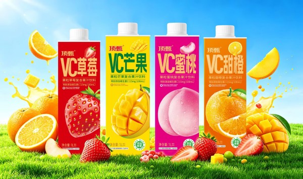 顶甄VC果粒复合果汁饮料1L 顶甄VC果粒复合果汁饮料1L